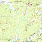 United States Geological Survey Camp Hill, MS-TN (1982, 24000-Scale) digital map