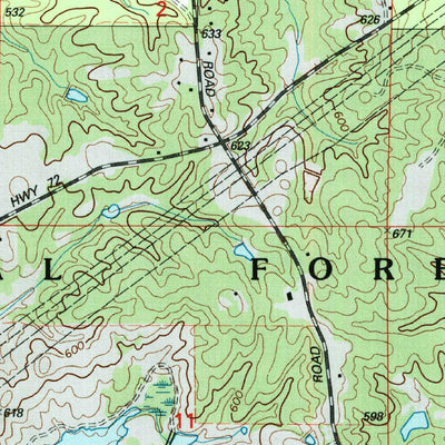 United States Geological Survey Camp Hill, MS-TN (2000, 24000-Scale) digital map