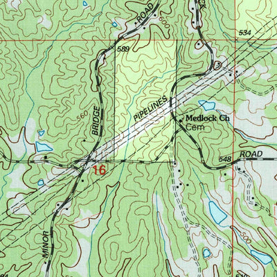 United States Geological Survey Camp Hill, MS-TN (2000, 24000-Scale) digital map