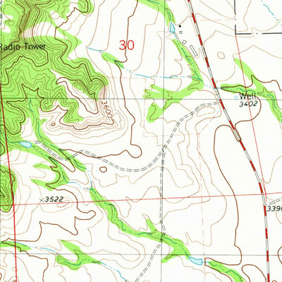 United States Geological Survey Camp Needmore, MT (1980, 24000-Scale) digital map