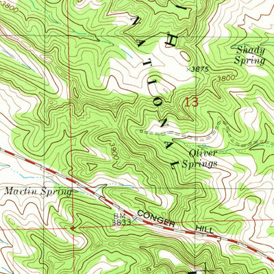 United States Geological Survey Camp Needmore, MT (1980, 24000-Scale) digital map