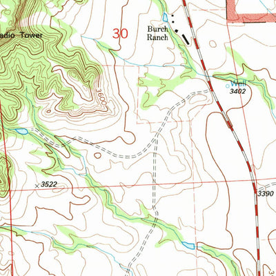 United States Geological Survey Camp Needmore, MT (1993, 24000-Scale) digital map