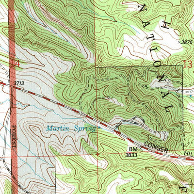 United States Geological Survey Camp Needmore, MT (1993, 24000-Scale) digital map