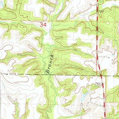 United States Geological Survey Camp Point, IL (1981, 24000-Scale) digital map