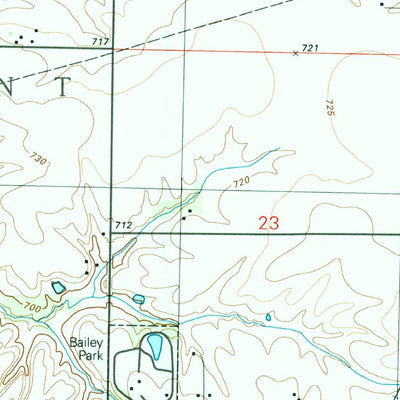 United States Geological Survey Camp Point, IL (1994, 24000-Scale) digital map