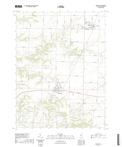 United States Geological Survey Camp Point, IL (2021, 24000-Scale) digital map