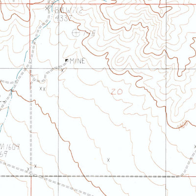 United States Geological Survey Camp Rock Mine, CA (1982, 24000-Scale) digital map