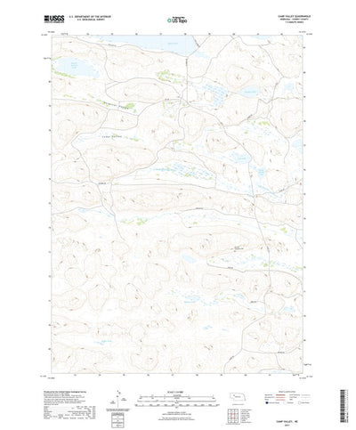 United States Geological Survey Camp Valley, NE (2021, 24000-Scale) digital map