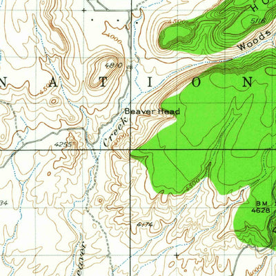 United States Geological Survey Camp Verde, AZ (1932, 125000-Scale) digital map