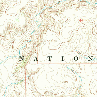United States Geological Survey Camp Verde, AZ (1969, 24000-Scale) digital map