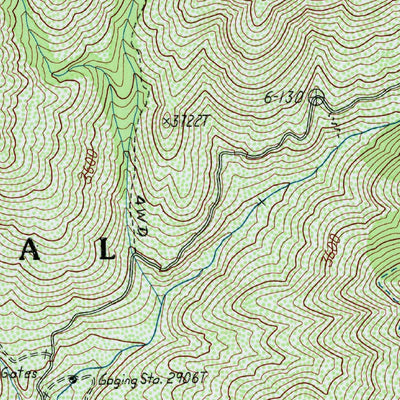United States Geological Survey Camp Wishon, CA (1987, 24000-Scale) digital map