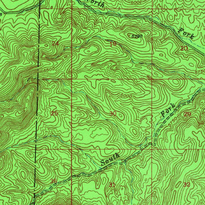 United States Geological Survey Camp Wood, AZ (1947, 62500-Scale) digital map