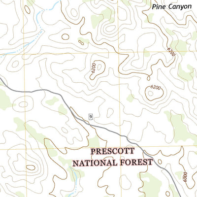 United States Geological Survey Camp Wood, AZ (2021, 24000-Scale) digital map