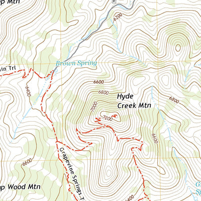 United States Geological Survey Camp Wood, AZ (2021, 24000-Scale) digital map