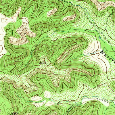 United States Geological Survey Camp Wood, TX (1973, 24000-Scale) digital map