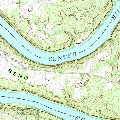 United States Geological Survey Campaign, TN (1960, 24000-Scale) digital map