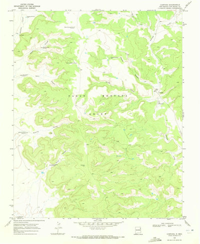 United States Geological Survey Campana, NM (1969, 24000-Scale) digital map