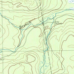 United States Geological Survey Campbell Brook, ME (1989, 24000-Scale) digital map