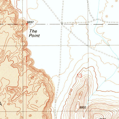 United States Geological Survey Campbell Francis Wash, AZ (1989, 24000-Scale) digital map