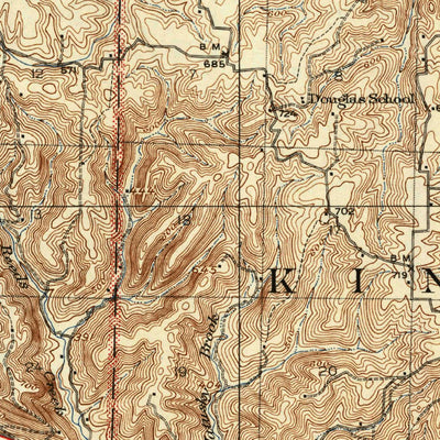 United States Geological Survey Campbell Hill, IL-MO (1918, 62500-Scale) digital map