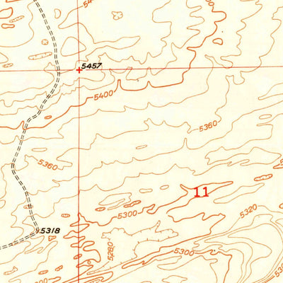 United States Geological Survey Campbell Hill, WY (1950, 24000-Scale) digital map