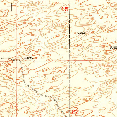 United States Geological Survey Campbell Hill, WY (1950, 24000-Scale) digital map