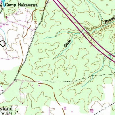 United States Geological Survey Campbell Junction, TN (1946, 24000-Scale) digital map
