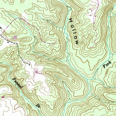 United States Geological Survey Campbell Junction, TN (1946, 24000-Scale) digital map