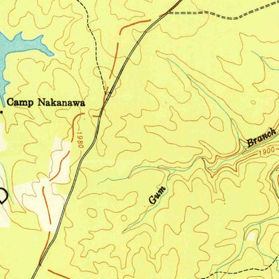 United States Geological Survey Campbell Junction, TN (1950, 24000-Scale) digital map