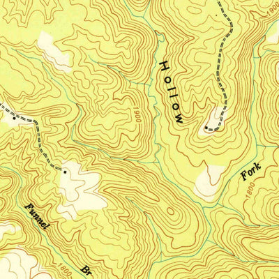 United States Geological Survey Campbell Junction, TN (1950, 24000-Scale) digital map