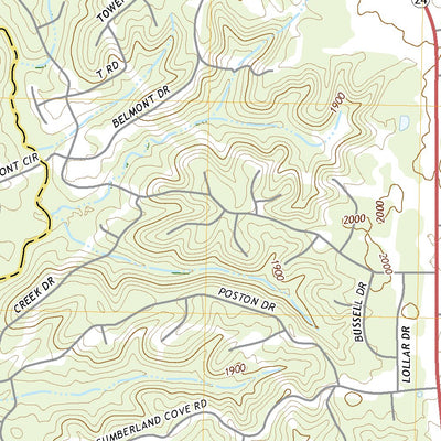 United States Geological Survey Campbell Junction, TN (2019, 24000-Scale) digital map