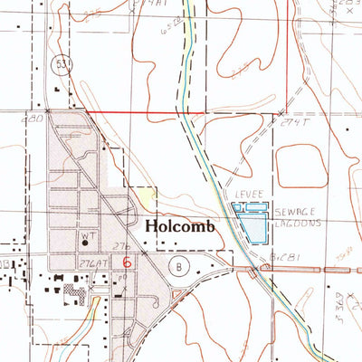 United States Geological Survey Campbell, MO-AR (1984, 24000-Scale) digital map