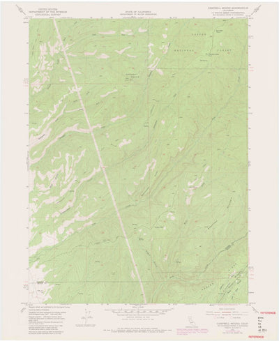 United States Geological Survey Campbell Mound, CA (1952, 24000-Scale) digital map