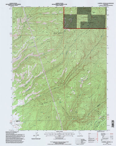 United States Geological Survey Campbell Mound, CA (1995, 24000-Scale) digital map