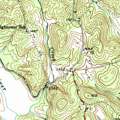 United States Geological Survey Campbell Mountain, GA (1950, 24000-Scale) digital map