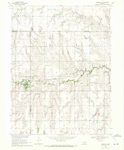 United States Geological Survey Campbell, NE (1969, 24000-Scale) digital map