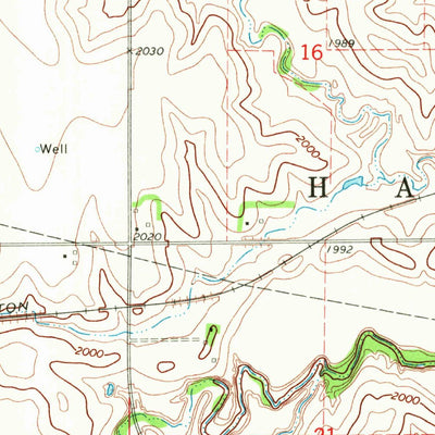 United States Geological Survey Campbell, NE (1969, 24000-Scale) digital map