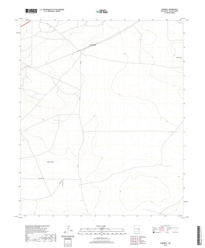 United States Geological Survey Campbell, NM (2020, 24000-Scale) digital map