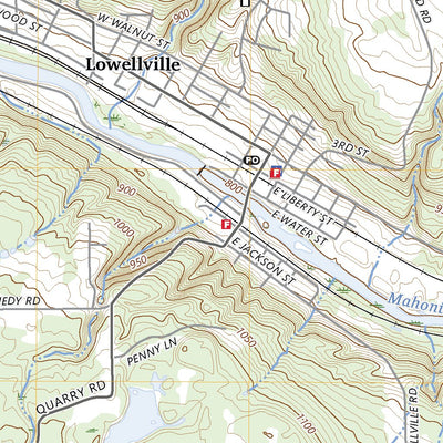 United States Geological Survey Campbell, OH (2023, 24000-Scale) digital map