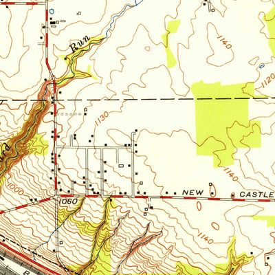 United States Geological Survey Campbell, OH-PA (1951, 24000-Scale) digital map