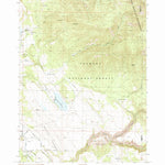 United States Geological Survey Campbell Reservoir, OR (1988, 24000-Scale) digital map