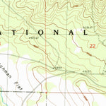 United States Geological Survey Campbell Reservoir, OR (1988, 24000-Scale) digital map
