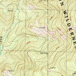 United States Geological Survey Campbell Reservoir, OR (1988, 24000-Scale) digital map