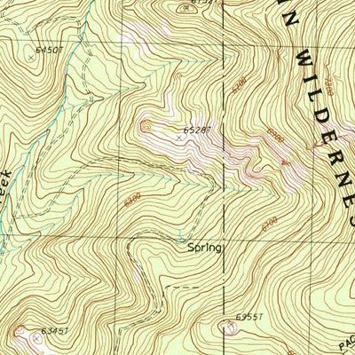 United States Geological Survey Campbell Reservoir, OR (1988, 24000-Scale) digital map
