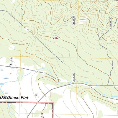 United States Geological Survey Campbell Reservoir, OR (2020, 24000-Scale) digital map