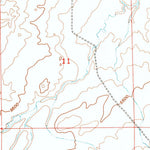 United States Geological Survey Campbell Ridge, WY (1953, 24000-Scale) digital map
