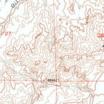 United States Geological Survey Campbell Ridge, WY (1953, 24000-Scale) digital map
