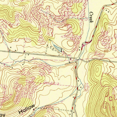 United States Geological Survey Campbells Station, TN (1951, 24000-Scale) digital map