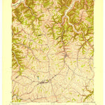 United States Geological Survey Campbellsburg, KY (1952, 24000-Scale) digital map
