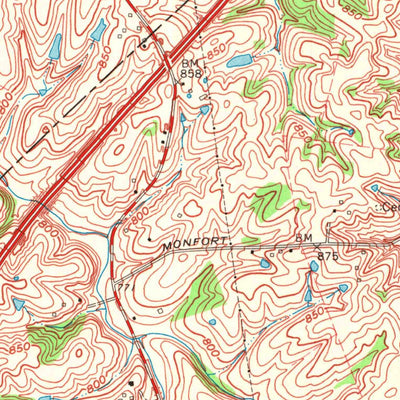 United States Geological Survey Campbellsburg, KY (1969, 24000-Scale) digital map